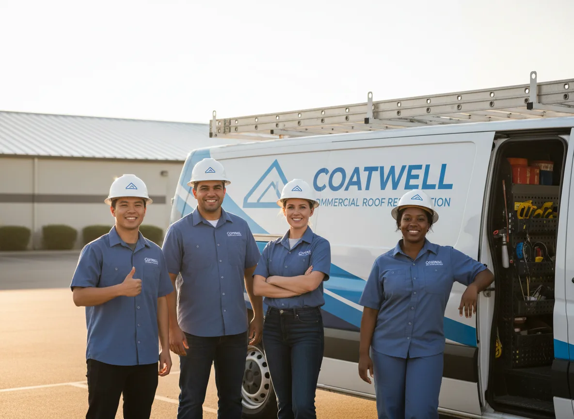 Commercial roof coating company in Knapp, WI